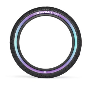 Éclat Fireball Tire (Black / Purple Teal Fade Sidewall) - 1