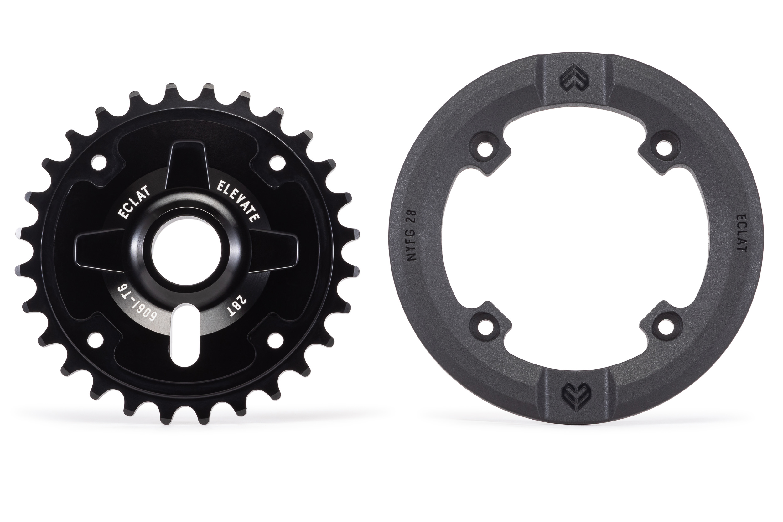 Éclat Elevate Guard Sprocket 28t (Black)