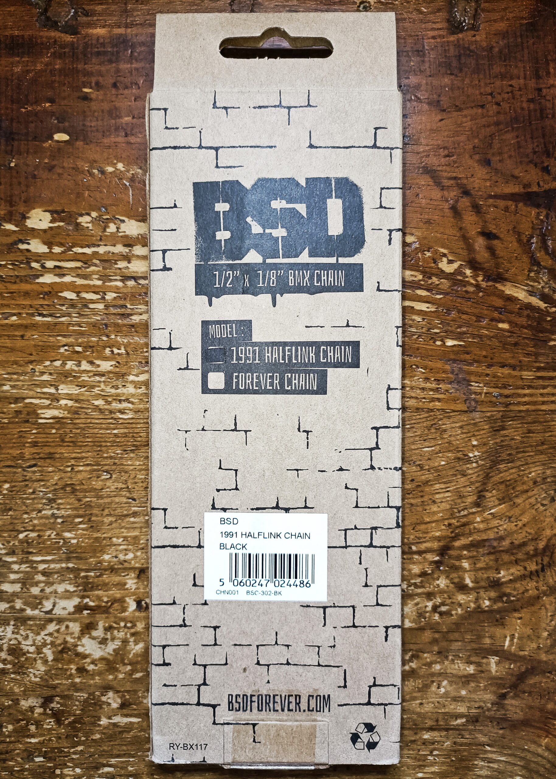 BSD 1991 Halflink Chain (Black)
