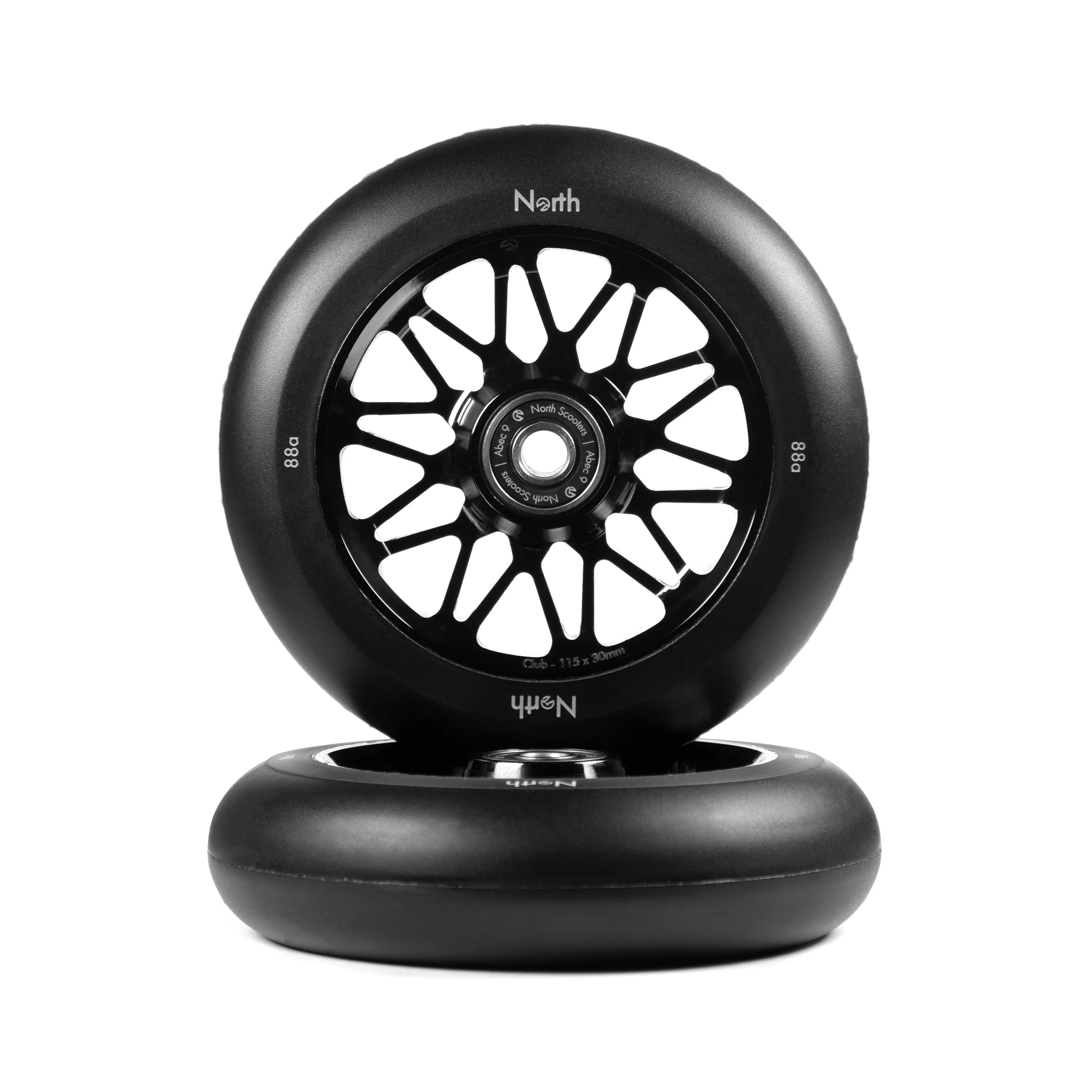 North Club Wheels - 30mm - G4 (Black - Black PU) - 1